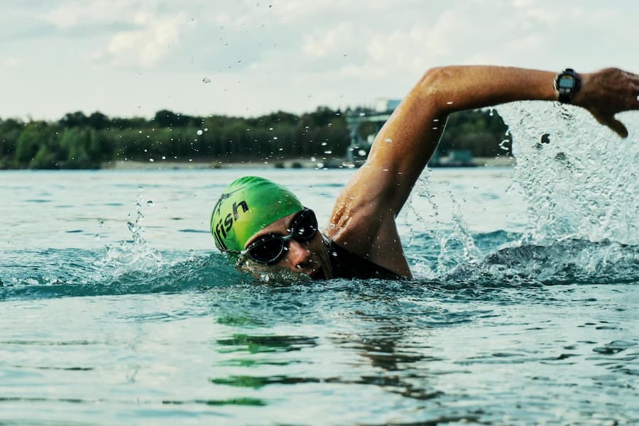 Triathlon swim coaching at a private pool in London